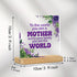 2D Flat Acrylic Sign with Wooden Stand For Mother